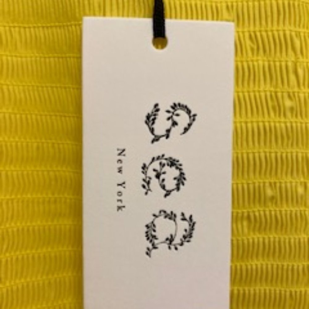 Tabitha smocked dress in Citron by Sea New York--Size 2. - Picture 6 of 7